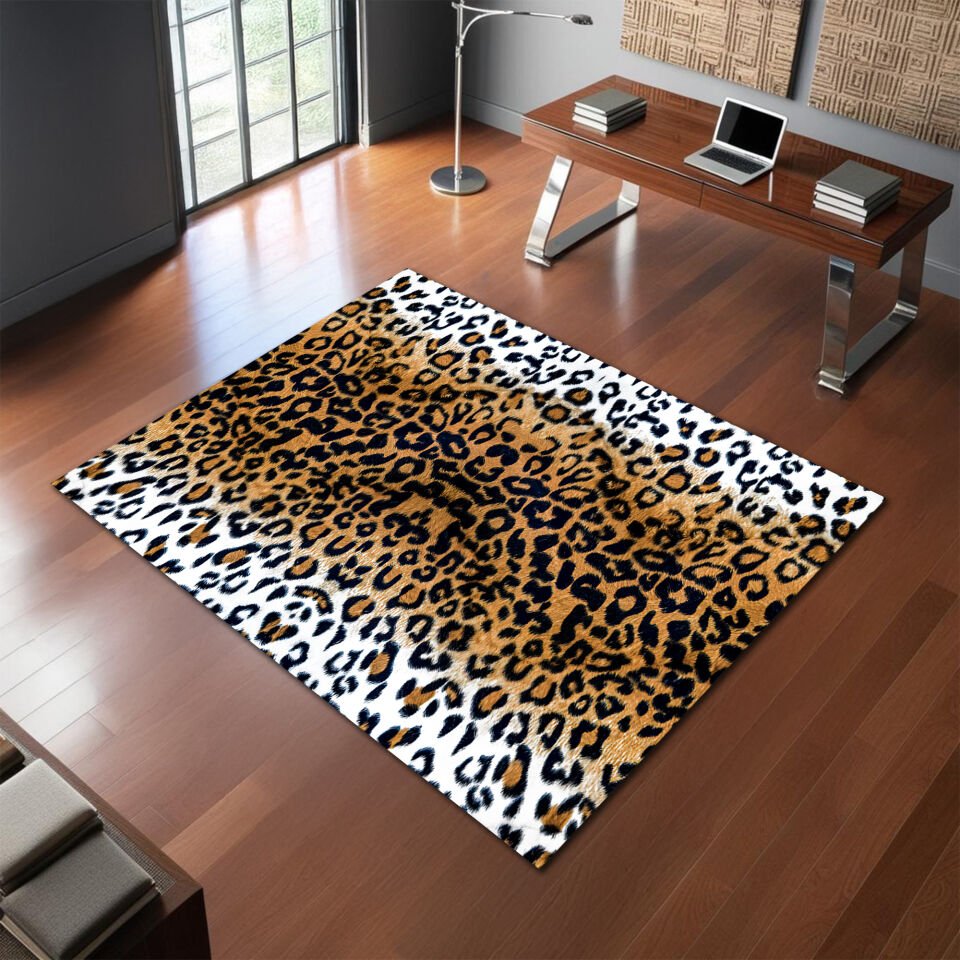 Leopard Print Rug – Bold Animal Pattern Carpet