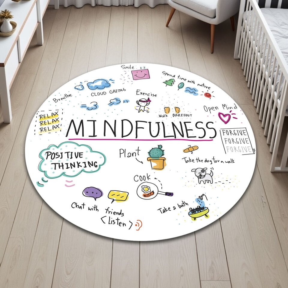 Mindfulness Activity Rug for Kids – Fun & Educational Carpet