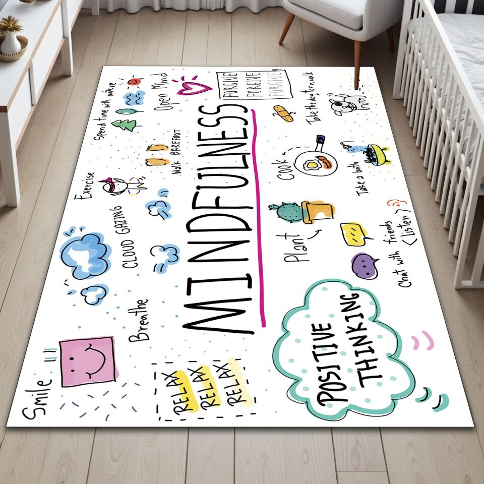 Mindfulness Activity Rug for Kids – Fun & Educational Carpet