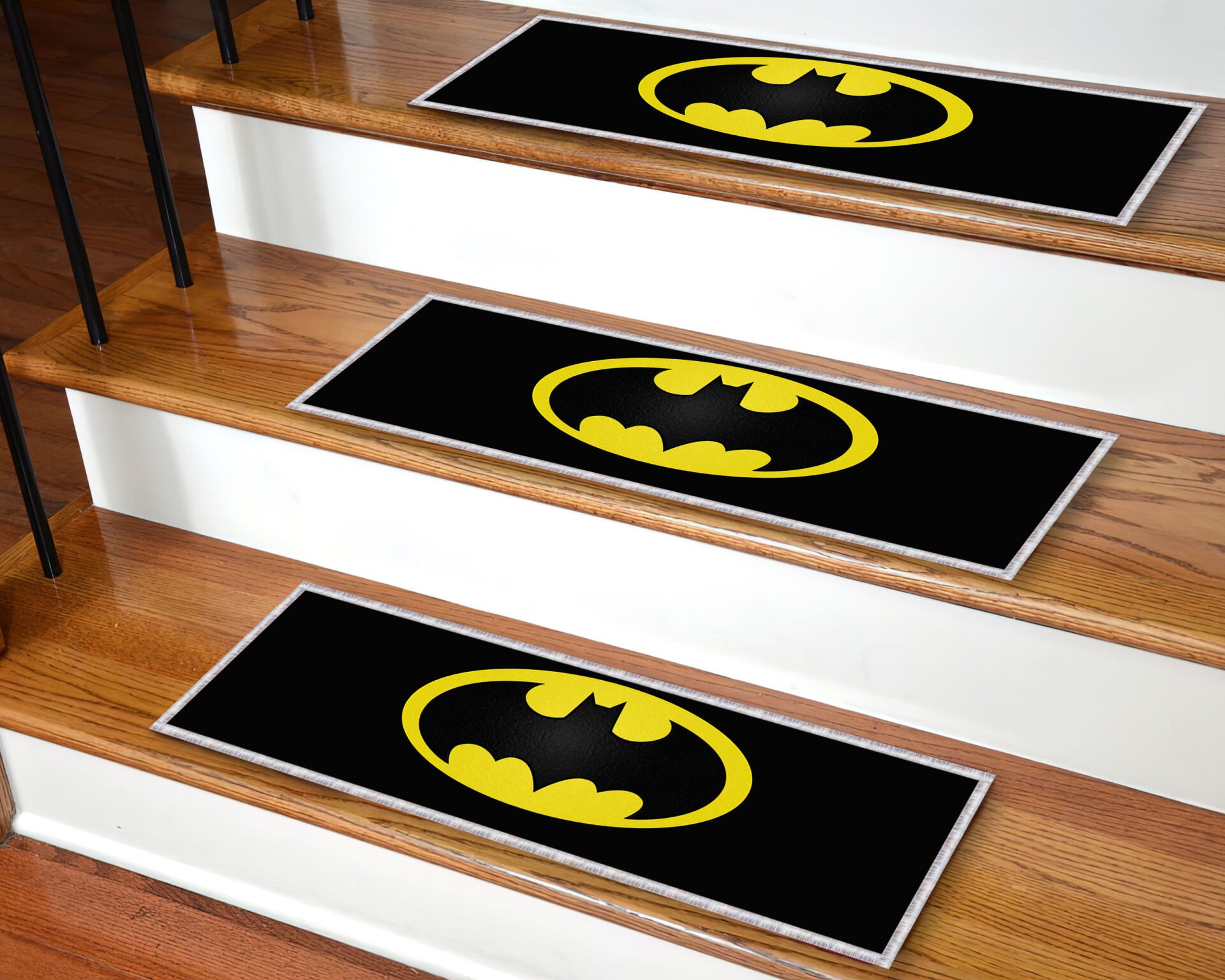 Batman Stair Tread Rug – Non-Slip Superhero Stair Mats for Fans