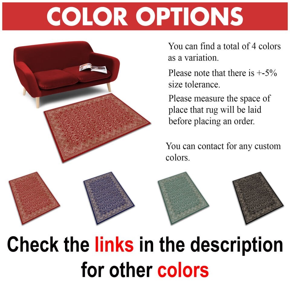 Elegant Red Pattern Square Area Rug for Modern Living Spaces