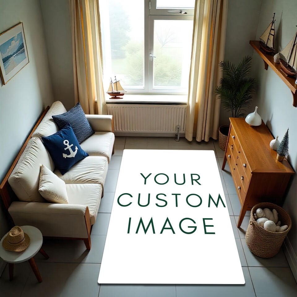 Custom Photo Area Rug – Personalized Floor Carpet with Your Image