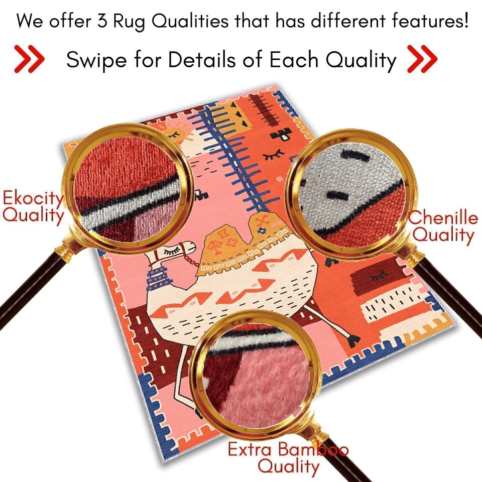 Halloween Candy Monster Rug Cute Spooky Cartoon Carpet for Kids Room Decor