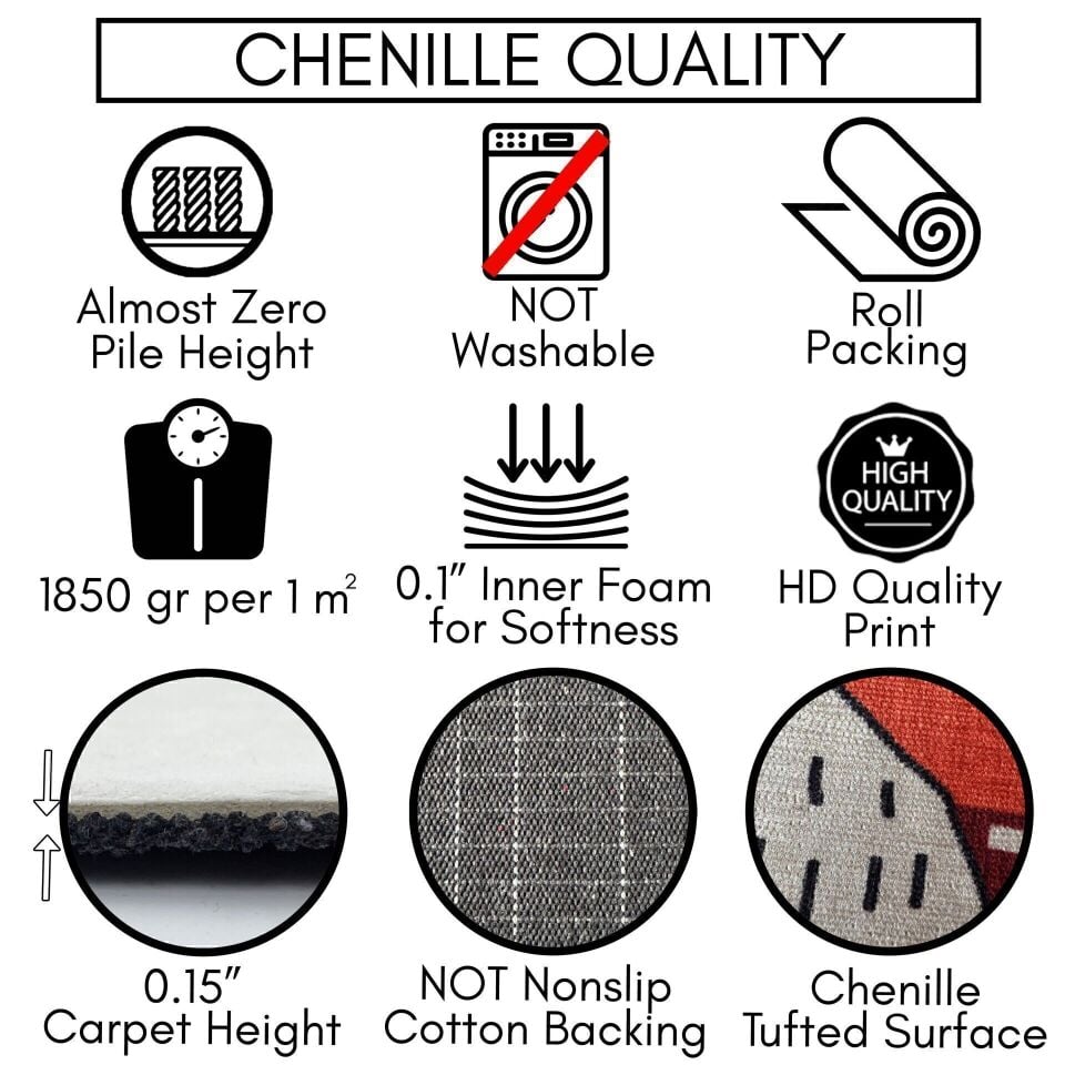 Vintage Sheet Music Rug – Aged Musical Notes Pattern Carpet